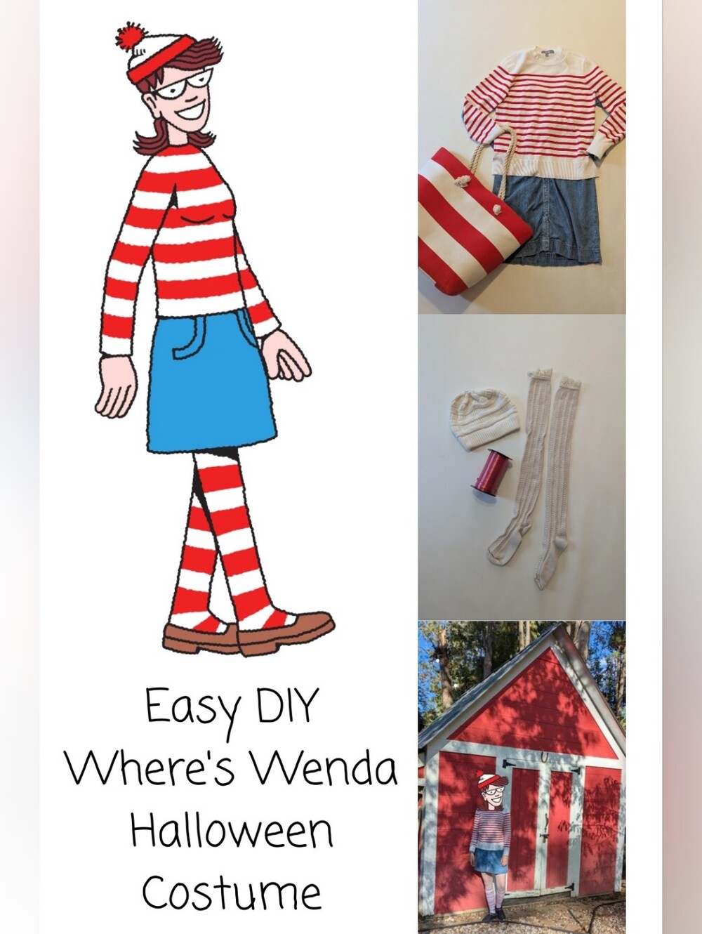 31 Days Of Halloween Costumes Day 1 Where's Wenda Where's Waldo Costume